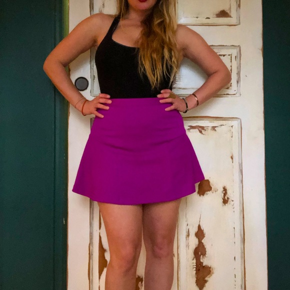 High weist Mini skirt magenta size Xs/small - Picture 7 of 8